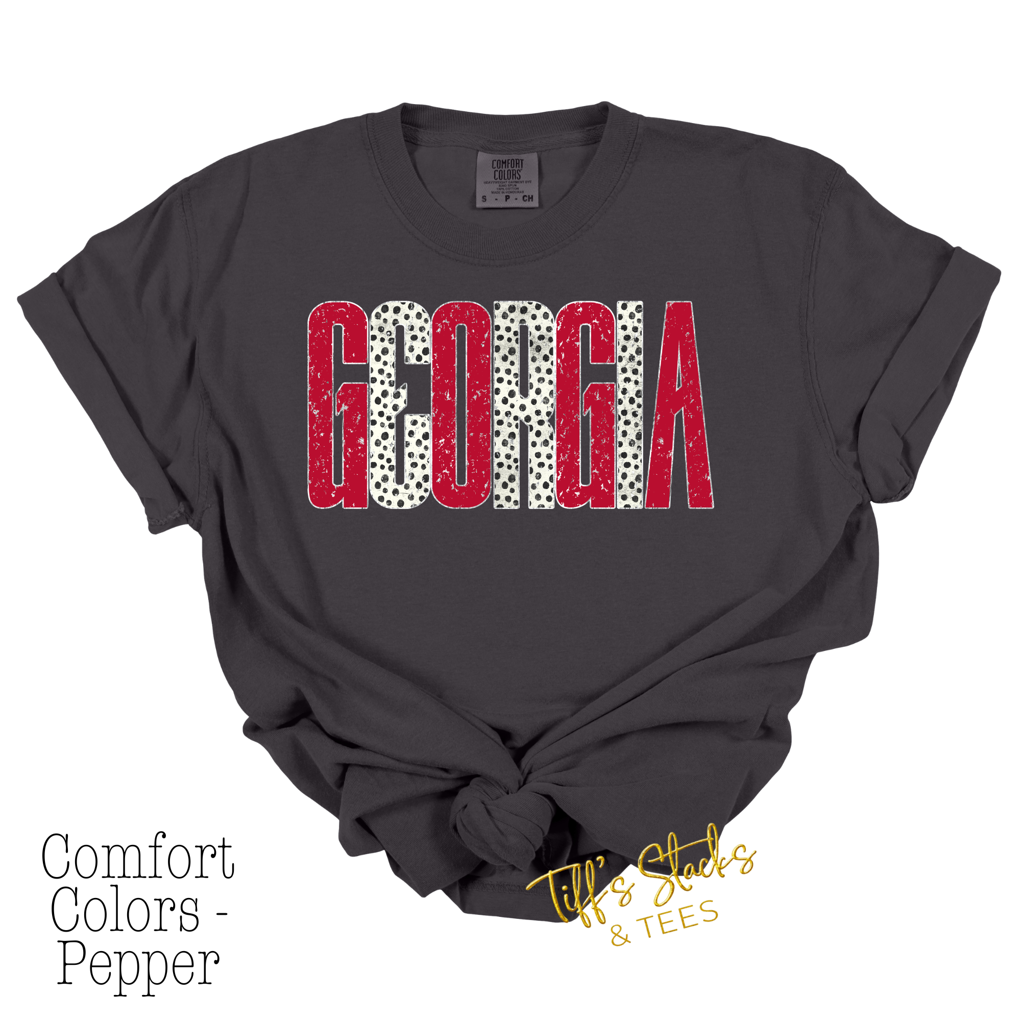 Georgia Distressed Metallic Dal Dot