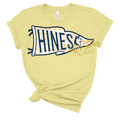 Hines Huskies Gingham Pennant