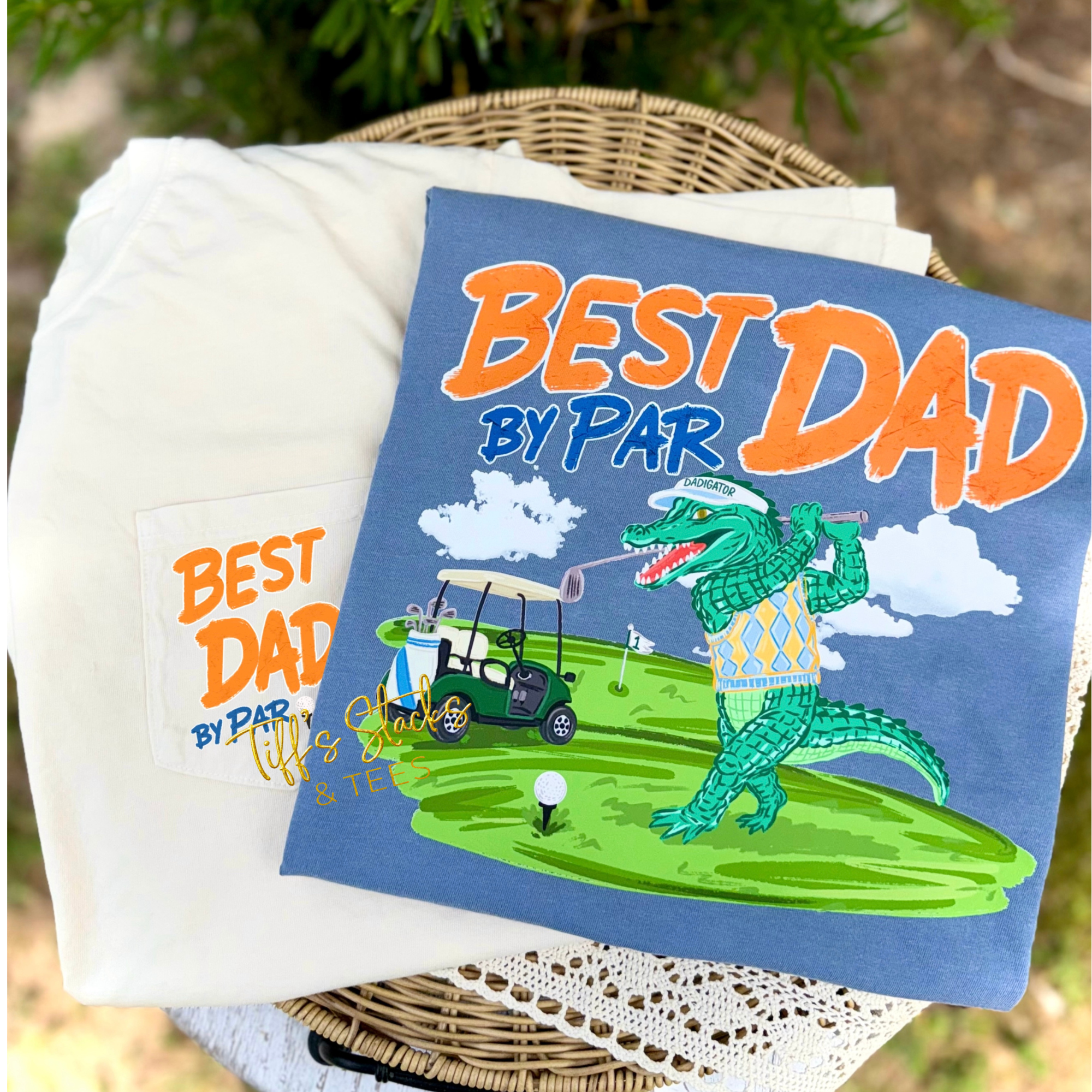 Best Dad by Par Gator Front/Back