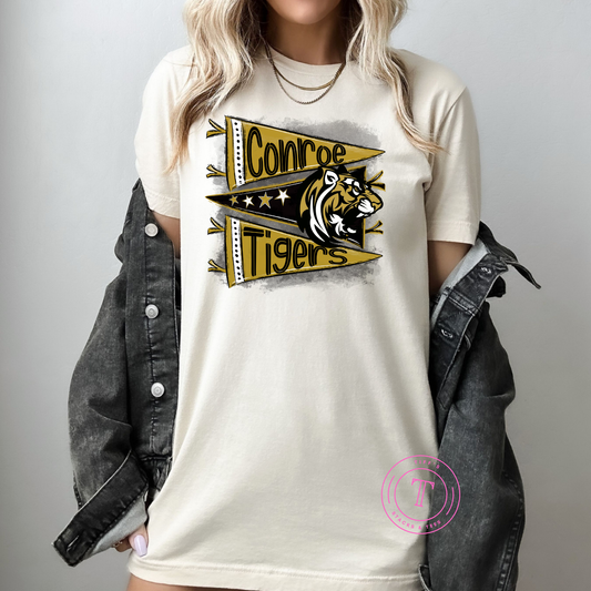 Conroe Tigers Pennant Flags