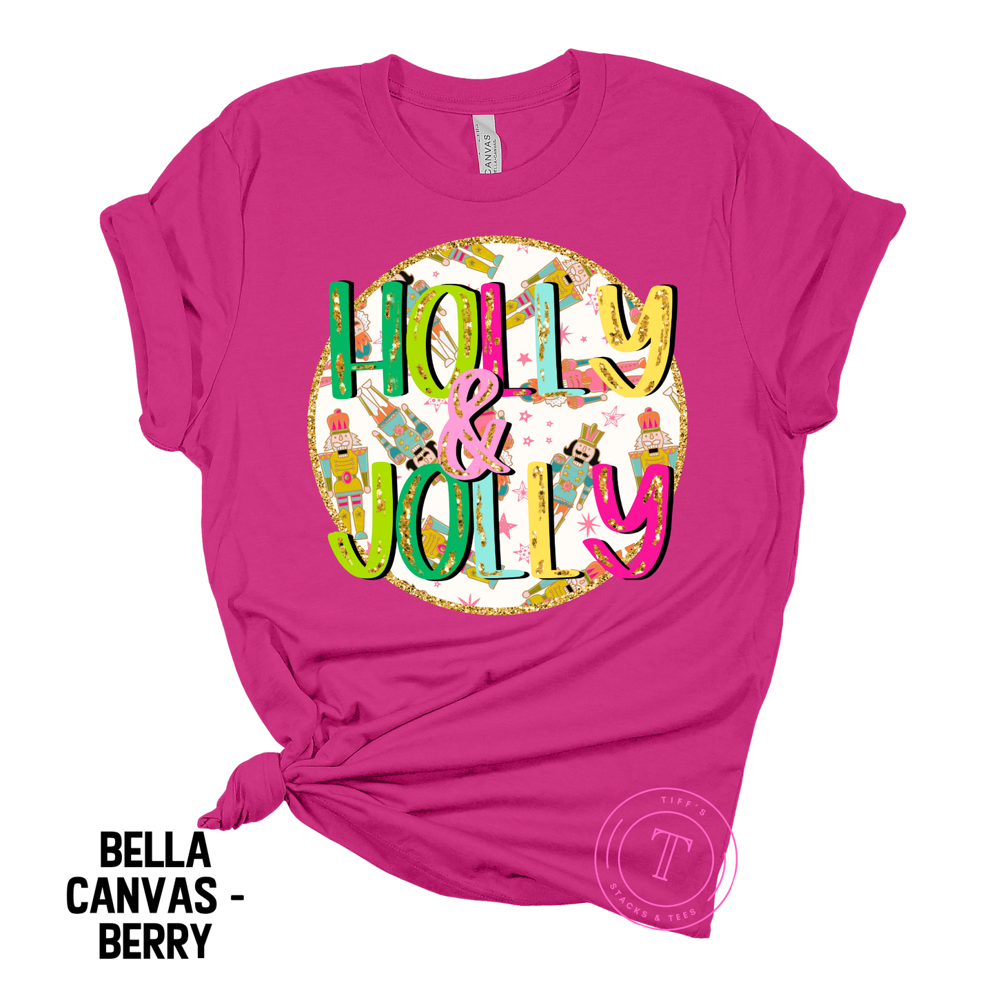 Holly & Jolly Preppy Nutcracker in Circle