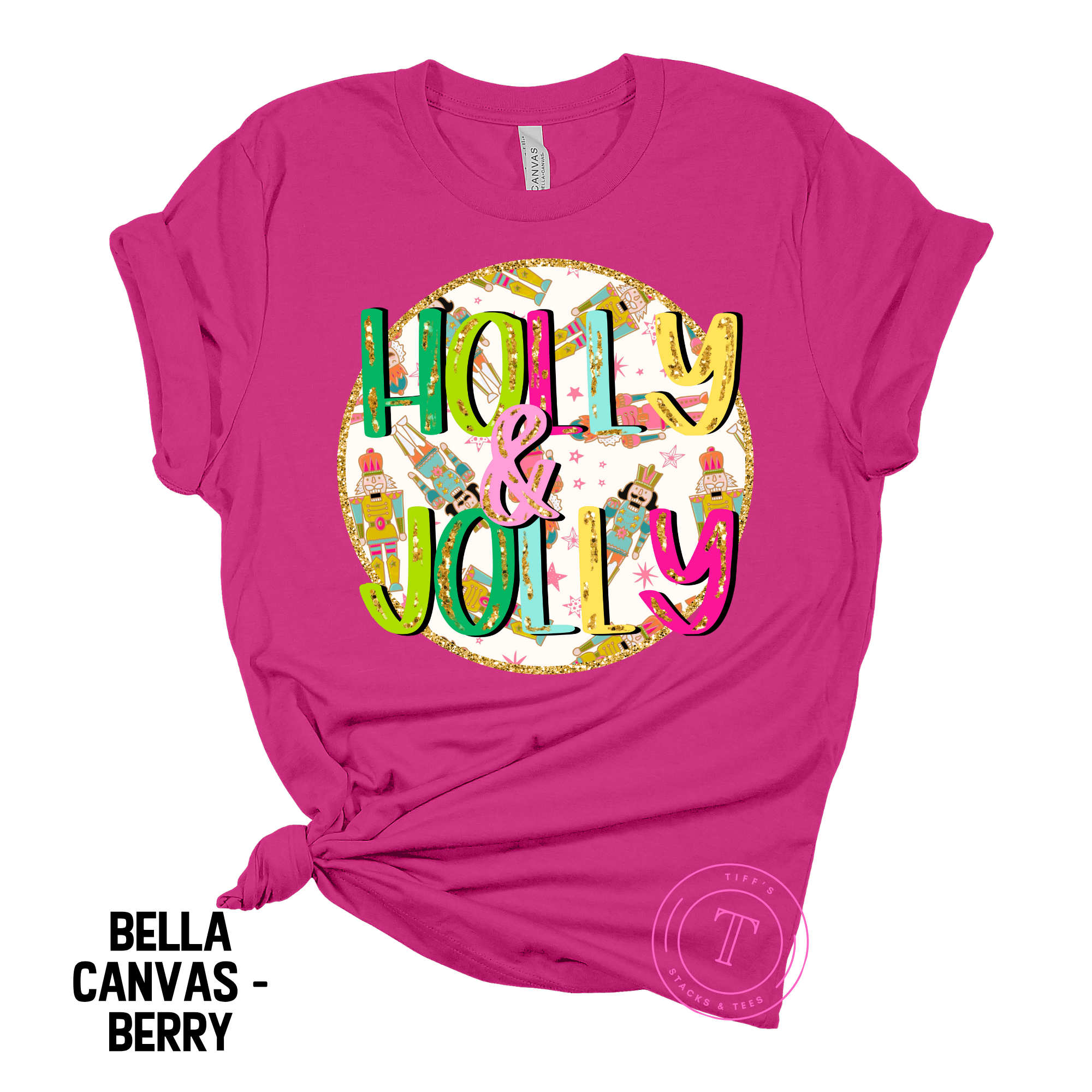 Holly & Jolly Preppy Nutcracker in Circle