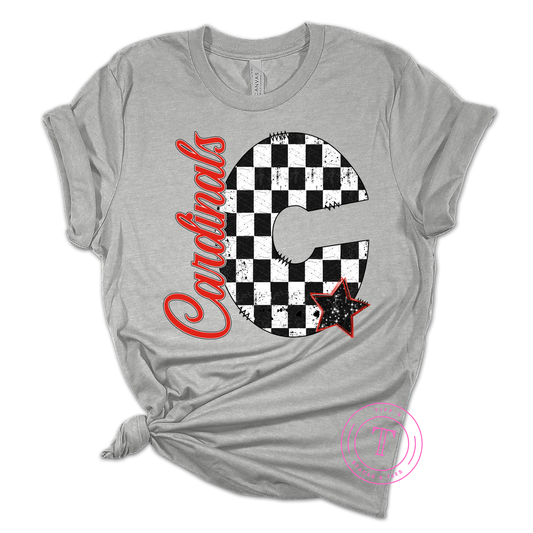 Cardinals Checkered C Youth