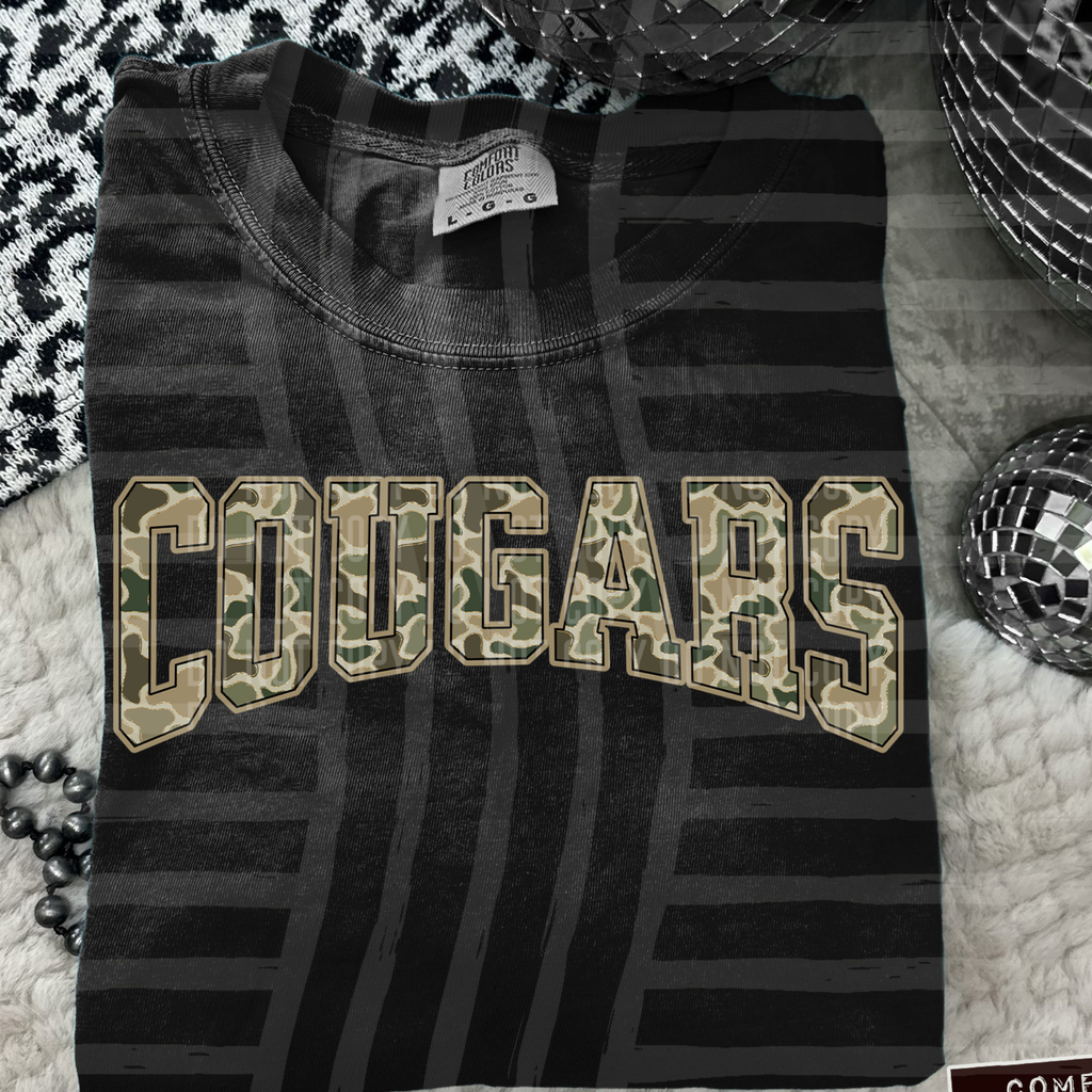 Cougars Camo Varsity Youth