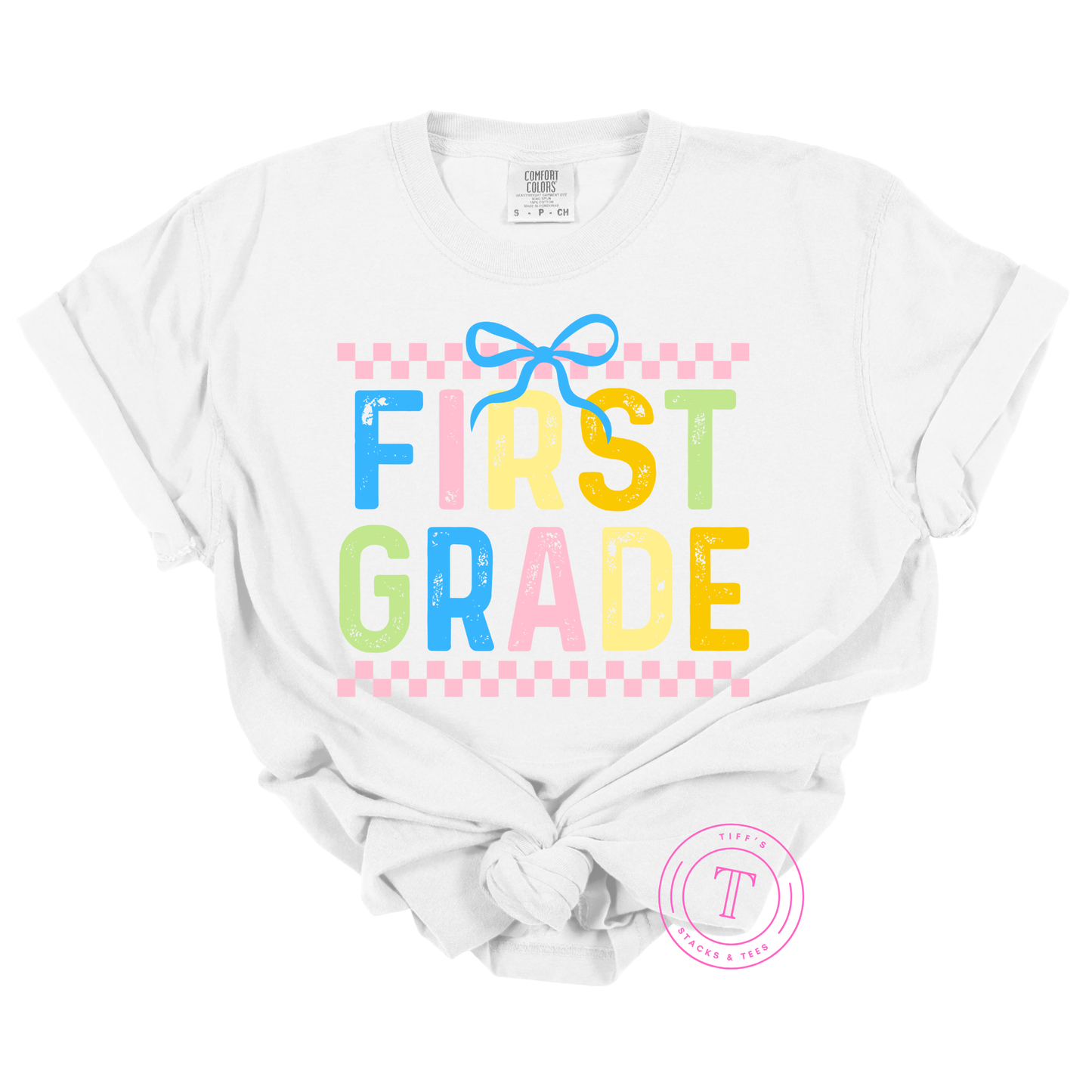 Grade Level Pastel Checkered Coquette Youth