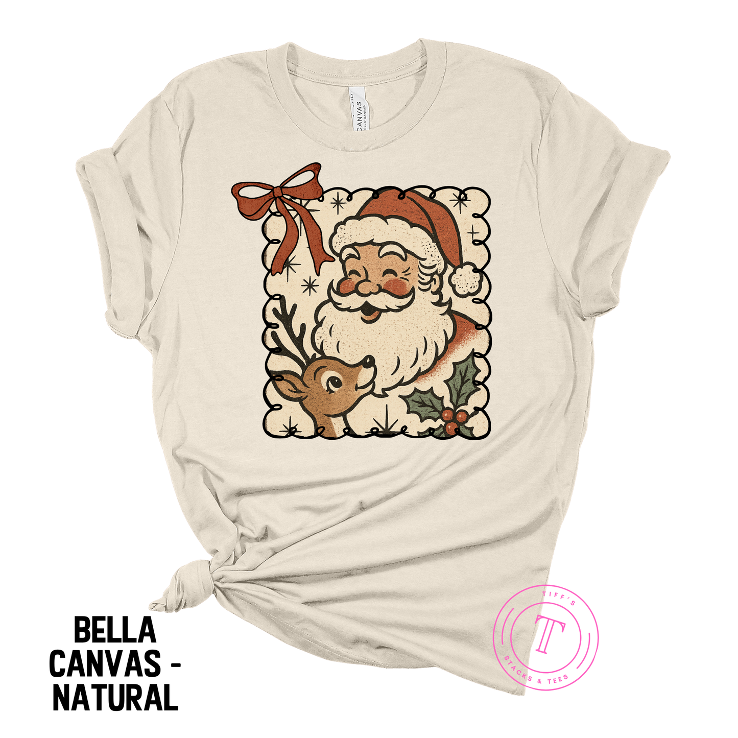 Vintage Santa & Rudolph Youth