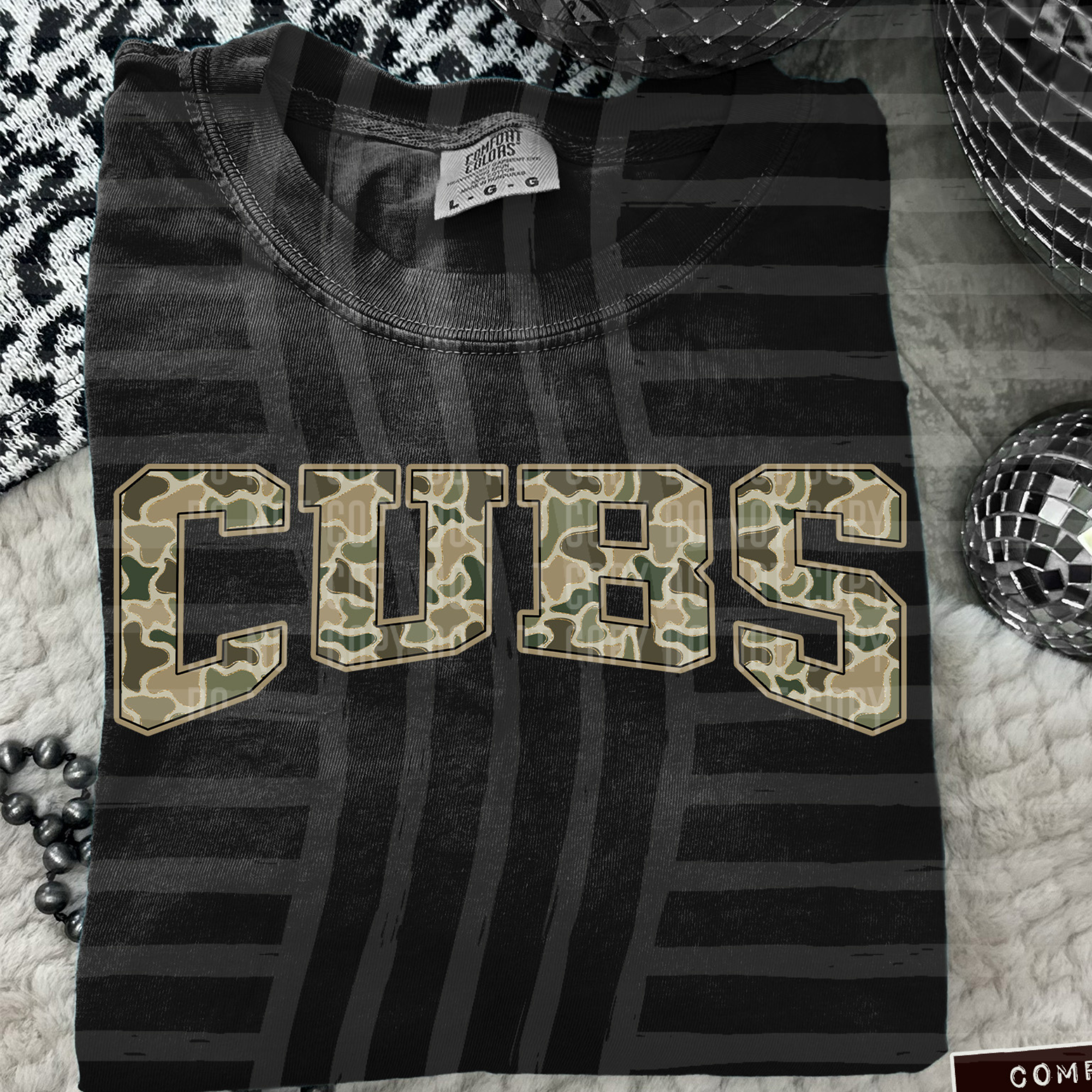 Cubs Camo Varsity Youth