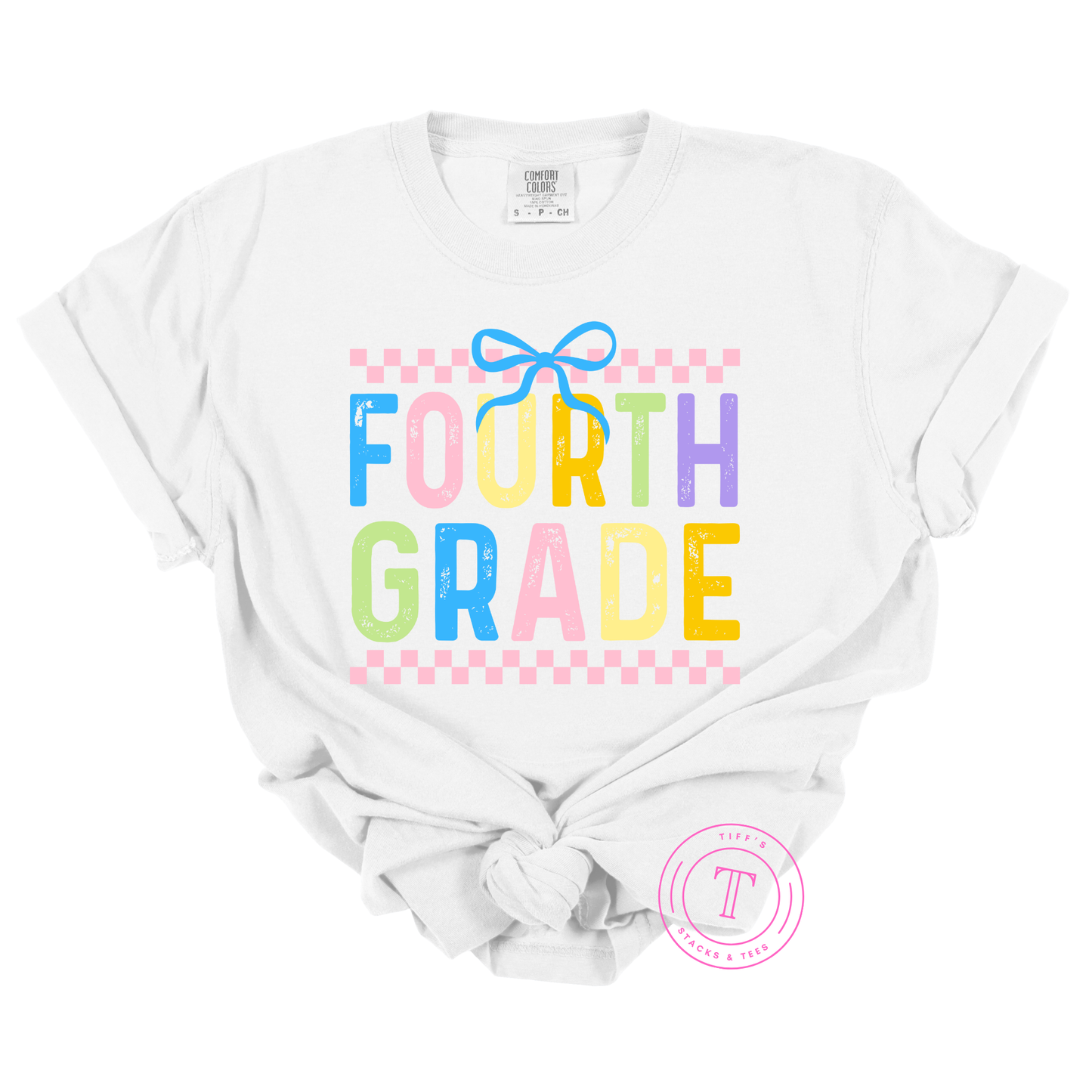Grade Level Pastel Checkered Coquette Youth