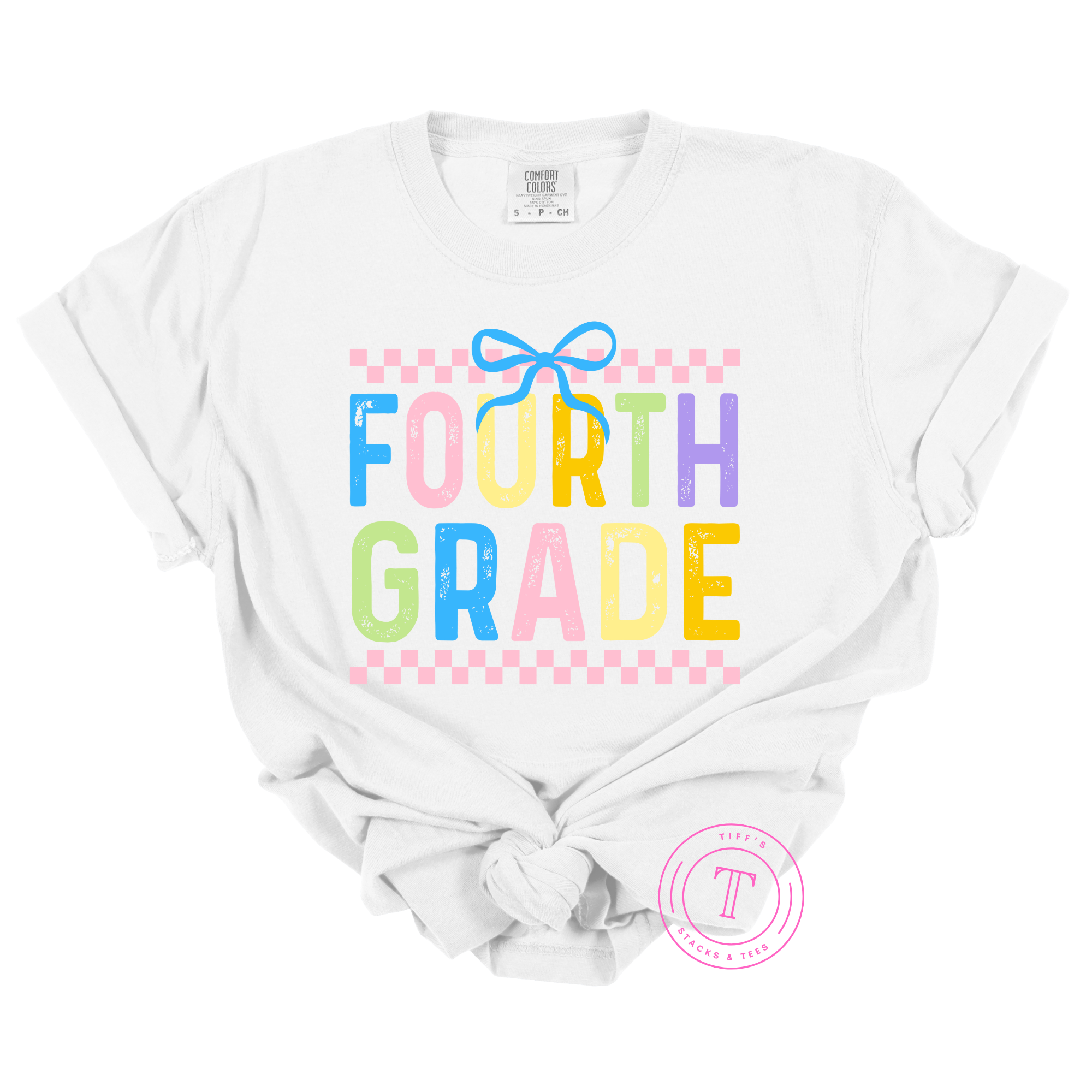 Grade Level Pastel Checkered Coquette Youth
