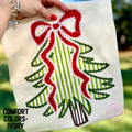 Seersucker Christmas Tree w/ Coquette Bow Youth