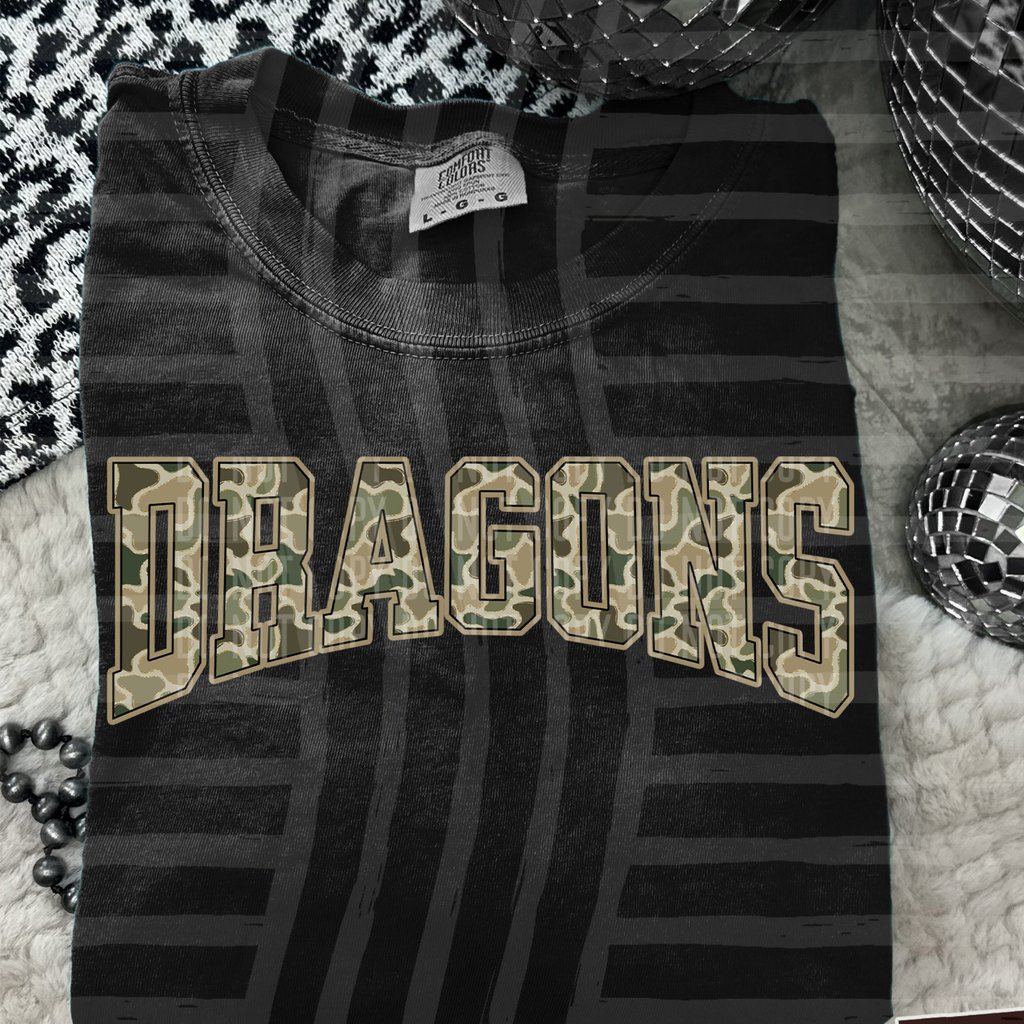Dragons Camo Varsity