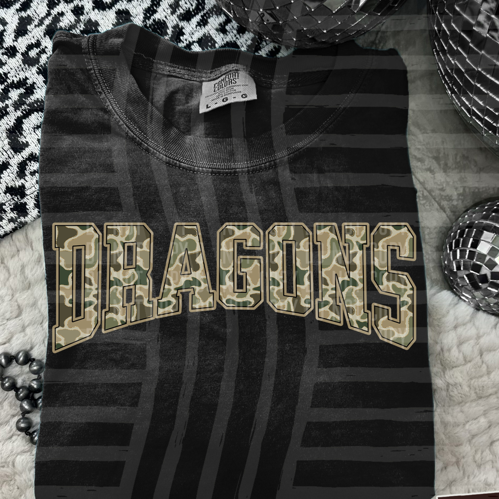 Dragons Camo Varsity