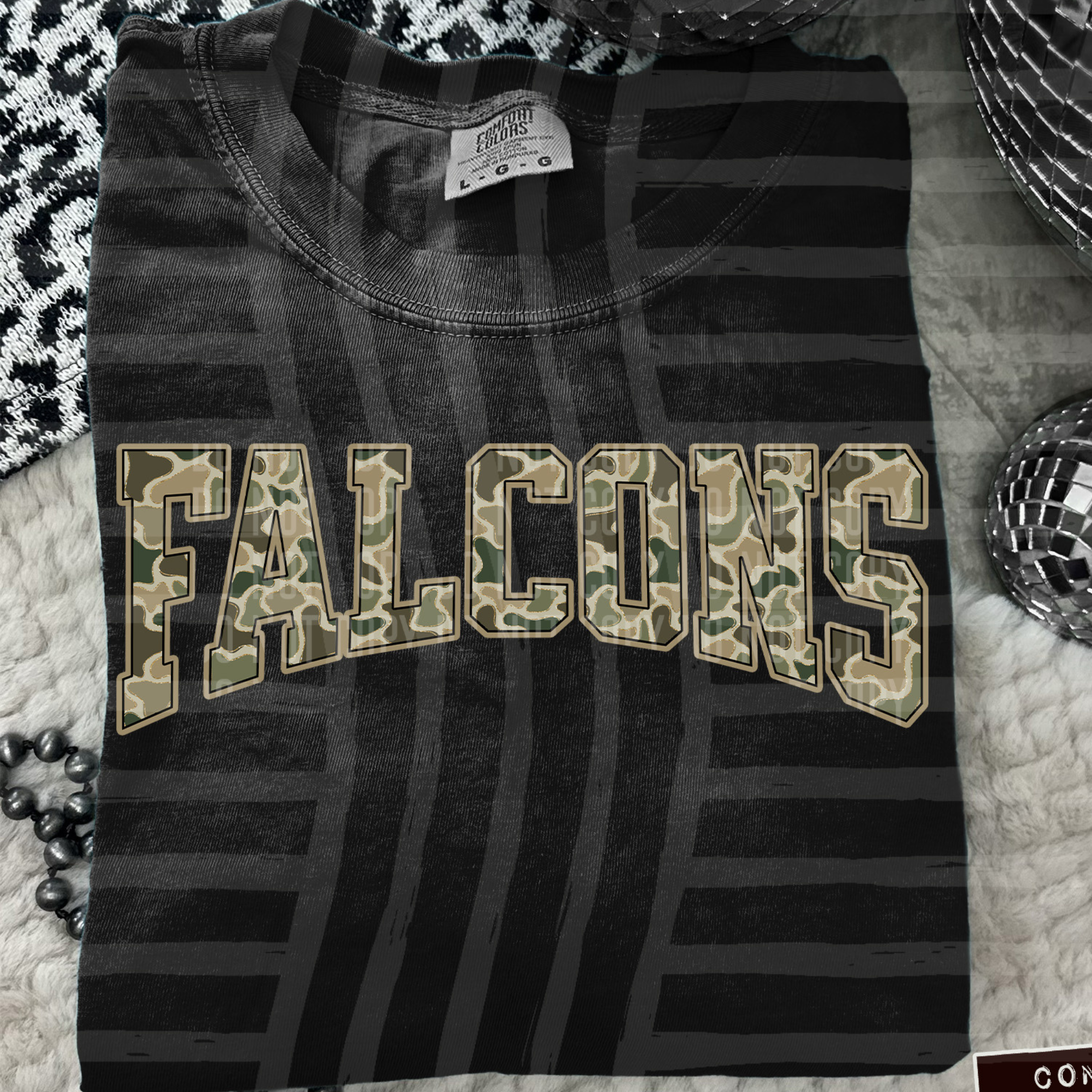 Falcons Camo Varsity