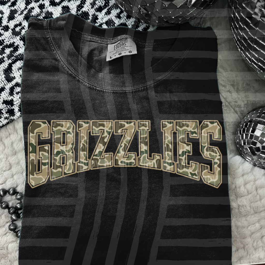 Grizzlies Camo Varsity