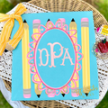Personalized Preppy Pencils