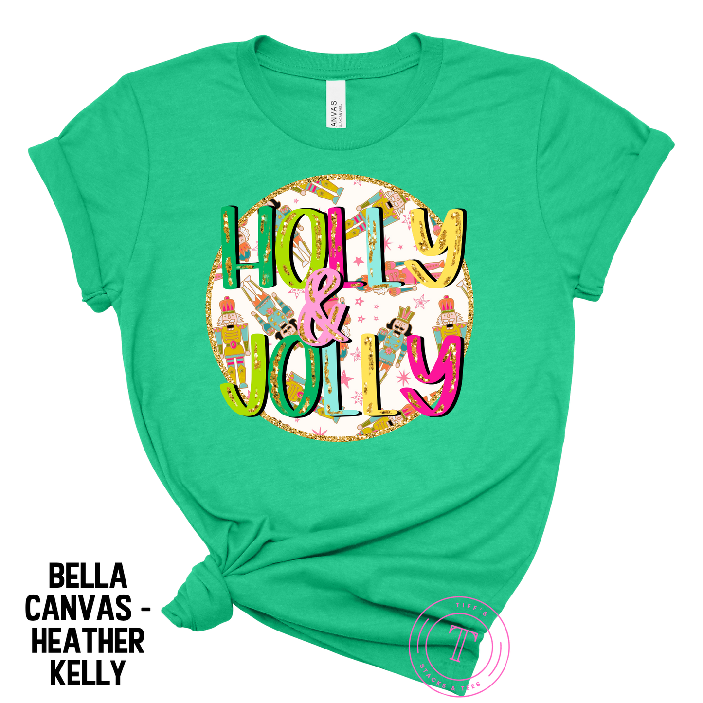 Holly & Jolly Preppy Nutcracker in Circle