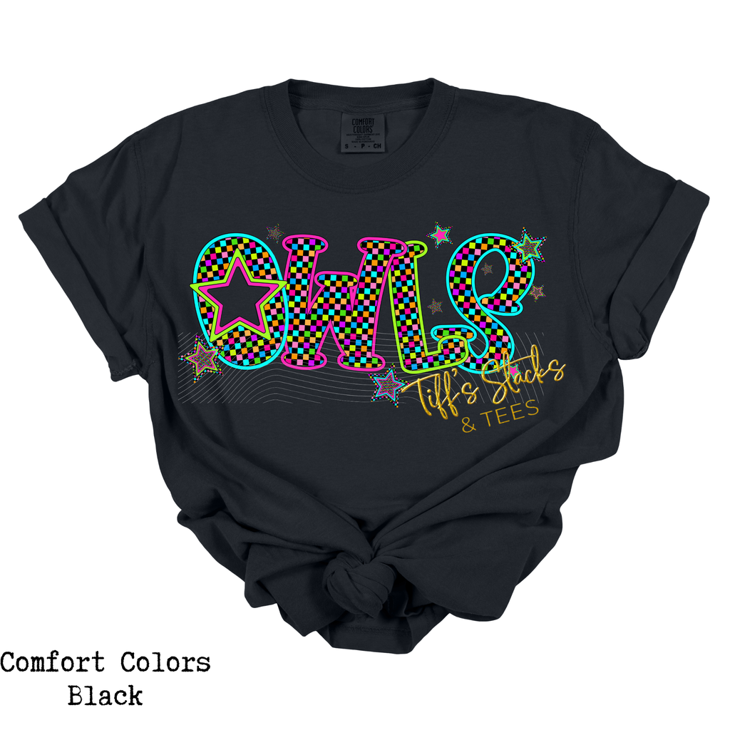 Owls Neon Stars Youth