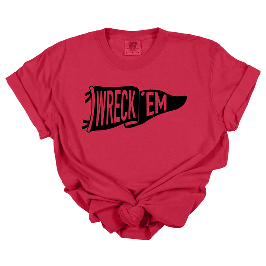 Wreck Em Pennant Flag