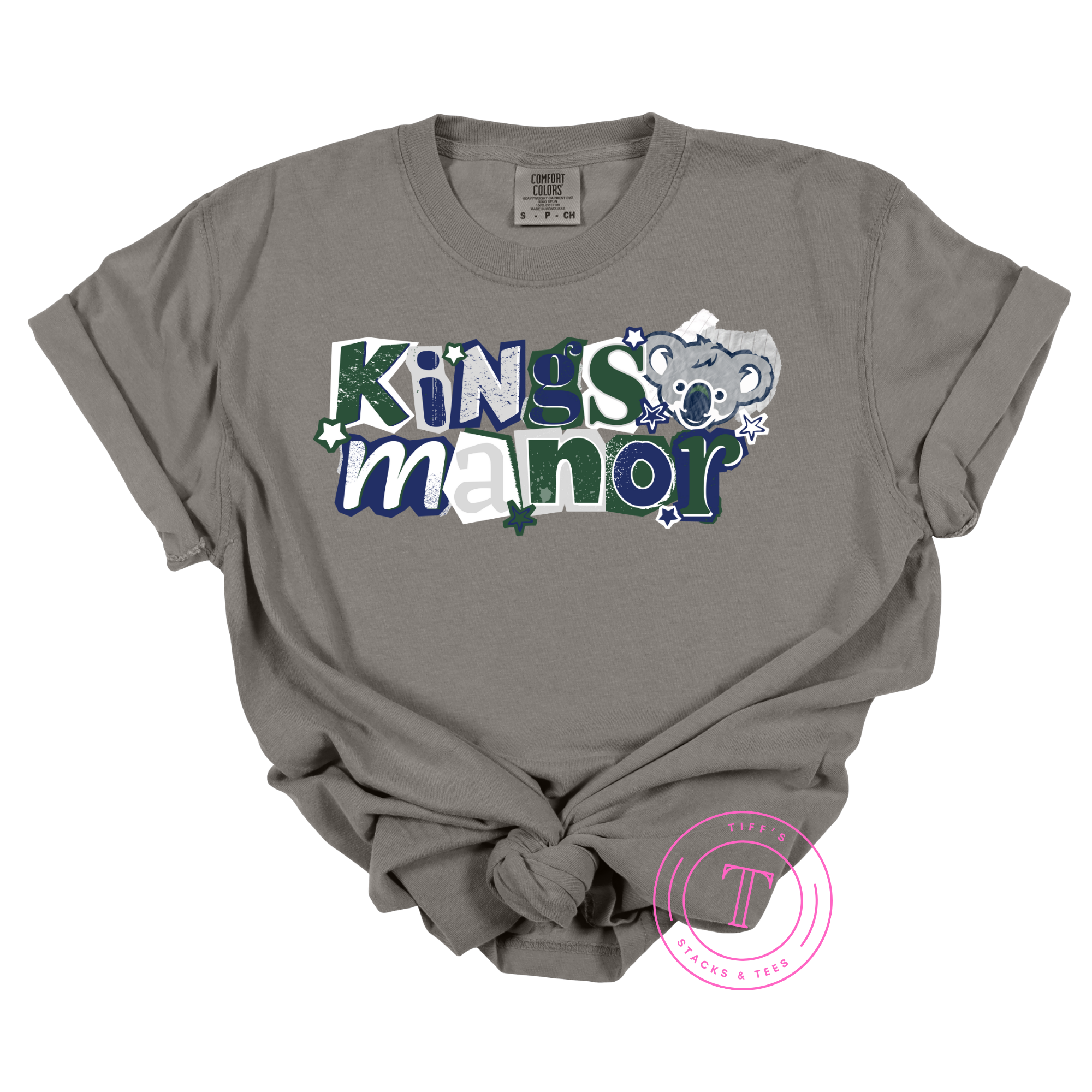 Kings Manor Koalas Grunge Paper Collage Youth