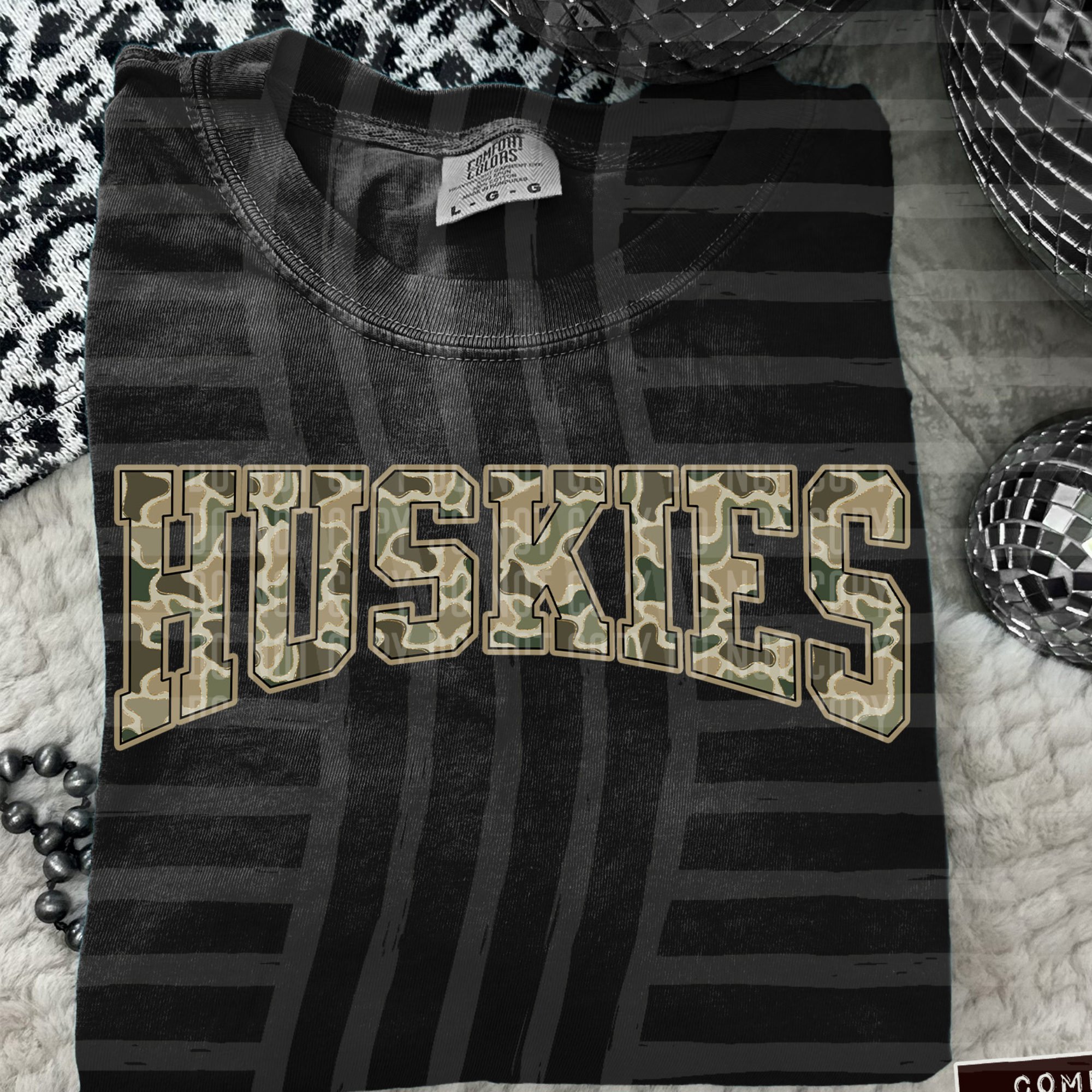 Huskies Camo Varsity