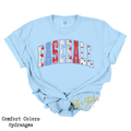 Baseball Preppy Floral Dot