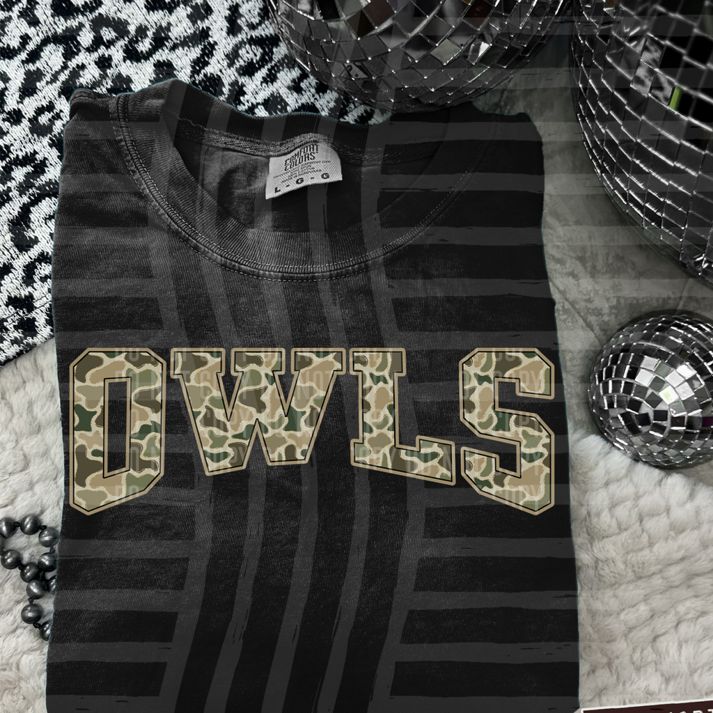 Owls Camo Varsity Youth