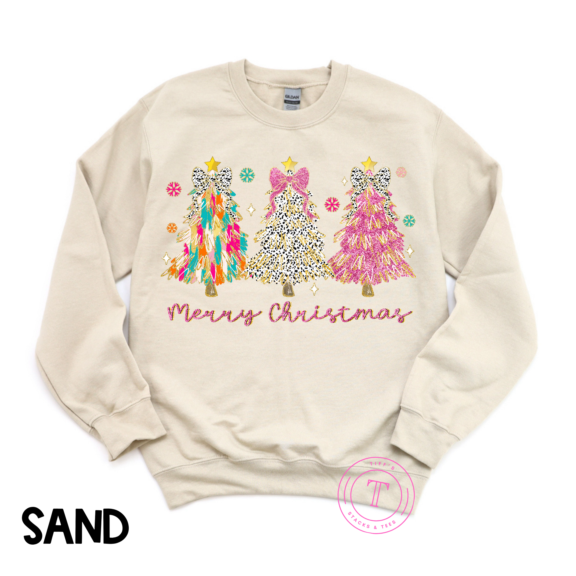 Colorful Christmas Tree Coquette