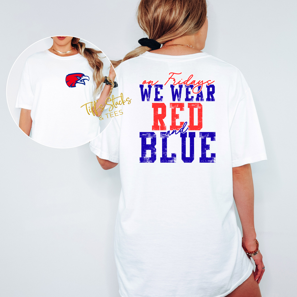 On Fridays We Wear Red & Blue - Oak Ridge Youth