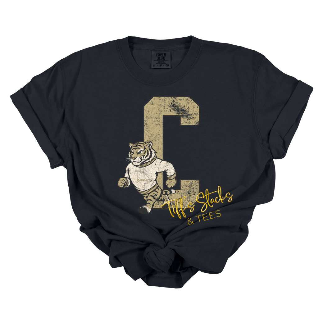 Conroe Tigers Vintage Mascot
