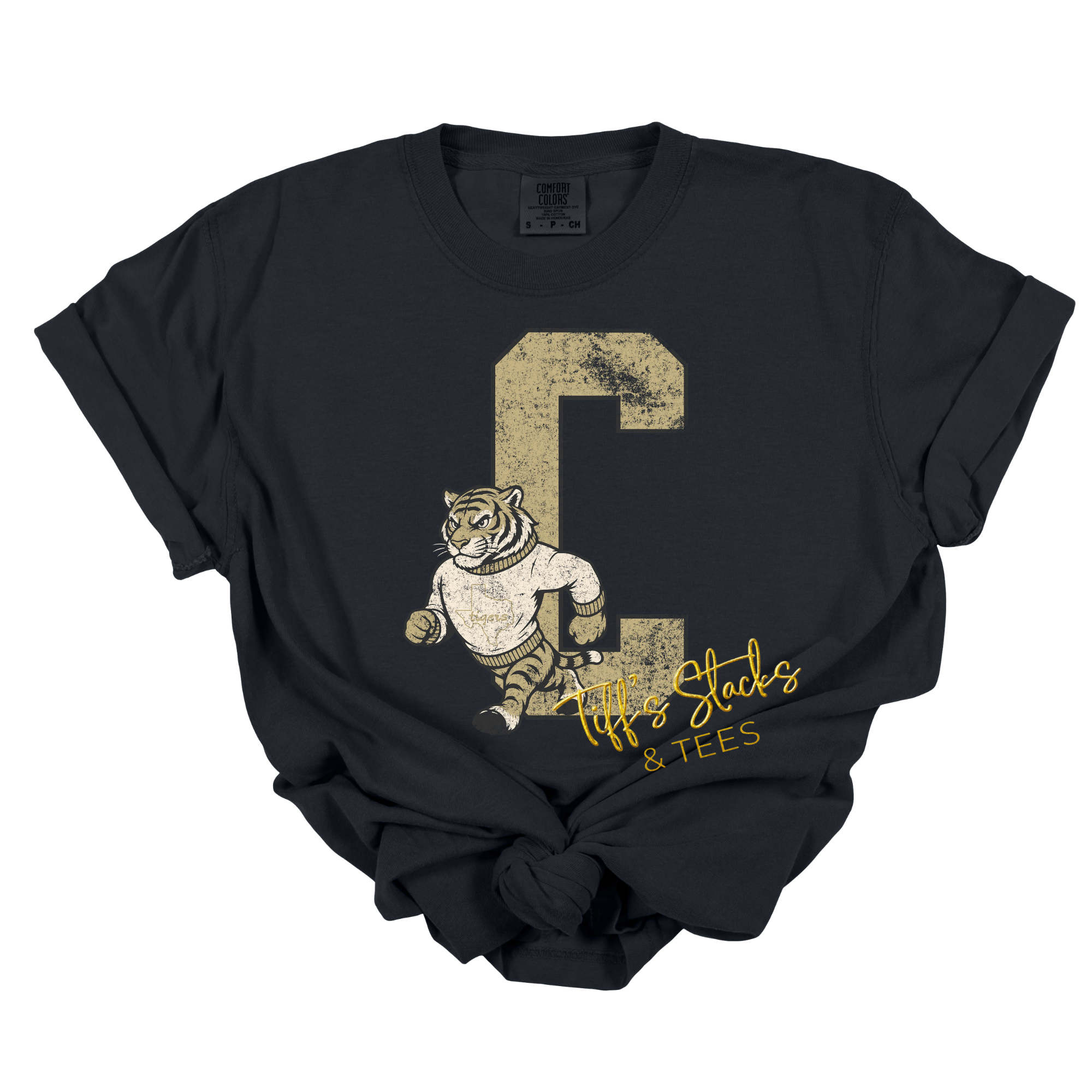 Conroe Tigers Vintage Mascot