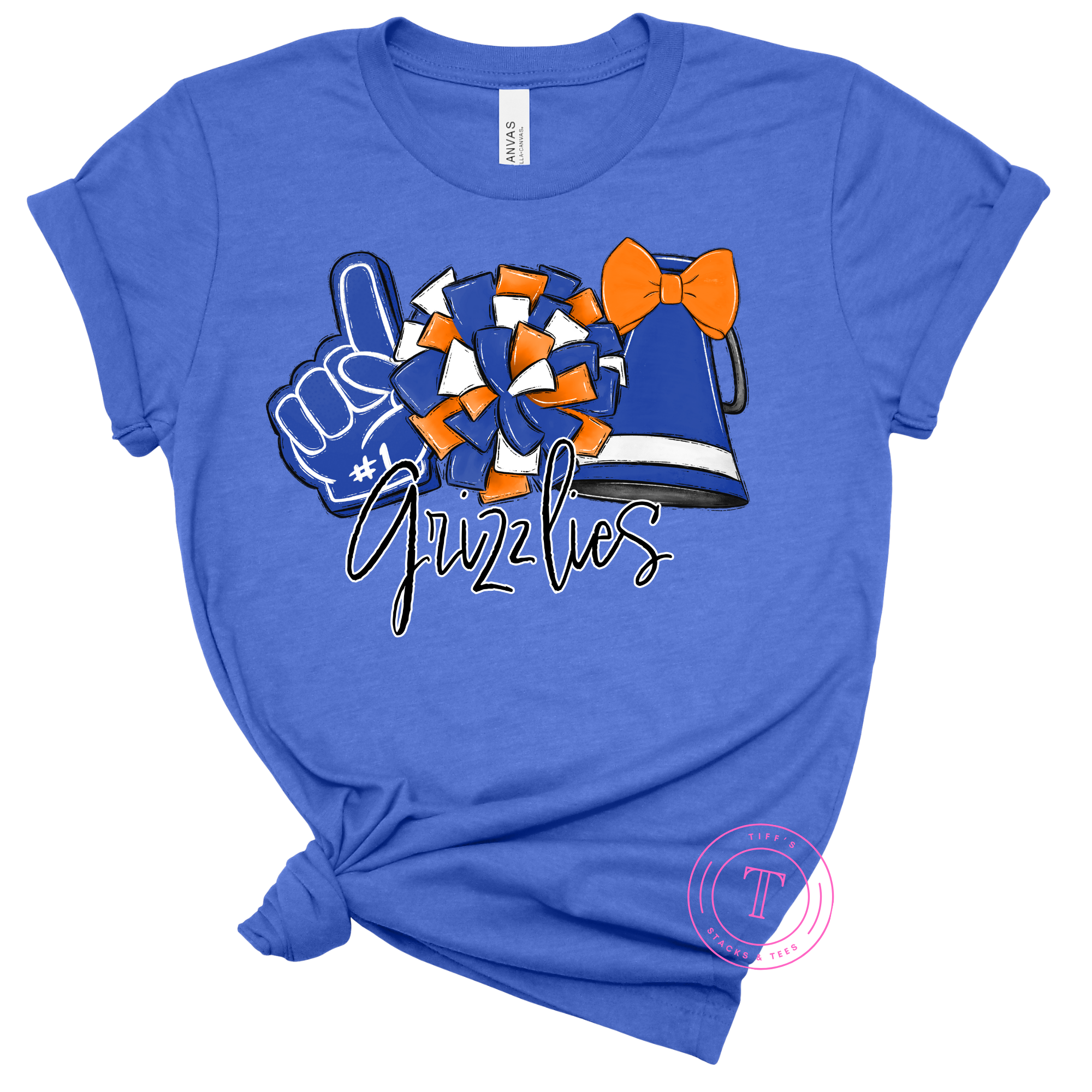 Grizzlies Cheer w/ Foam Finger