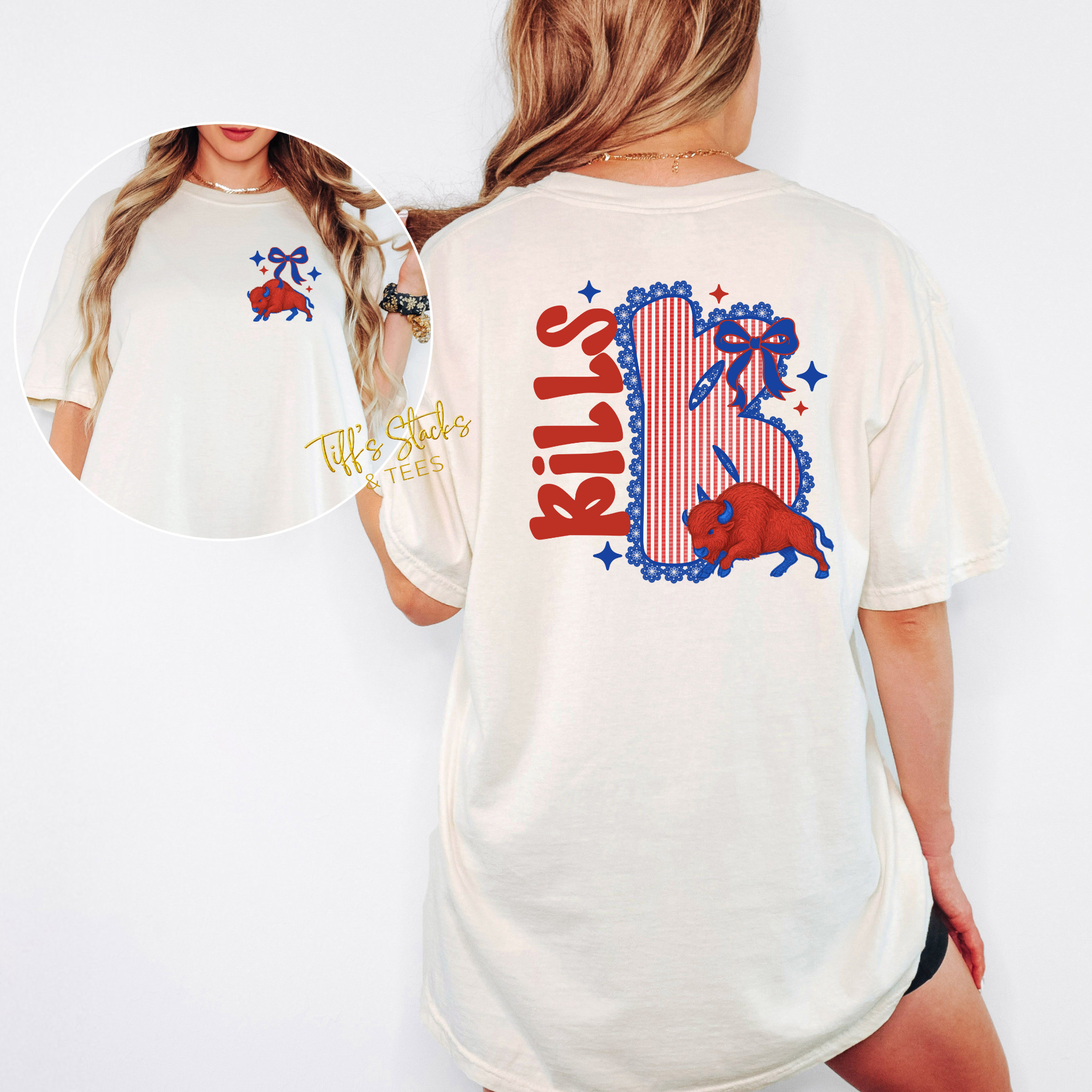 Bills Seersucker Front/Back