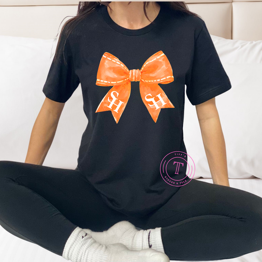 Sam Houston Orange Coquette Bow