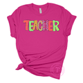 Teacher Plaid Polka Dot Leopard