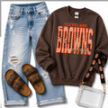 Browns Striped Vintage