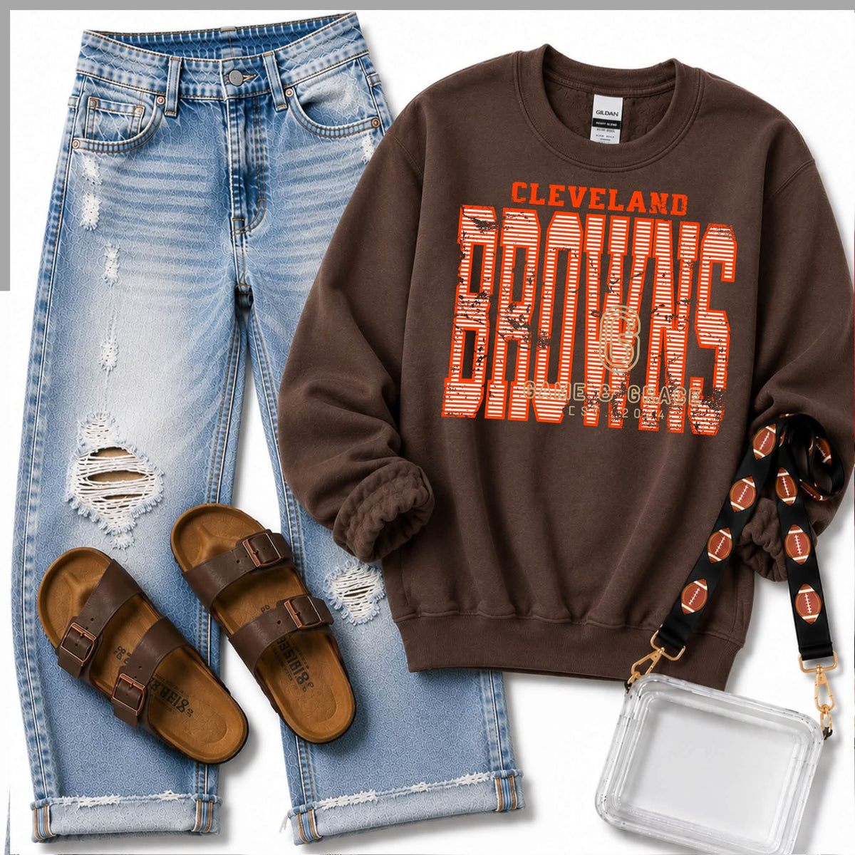 Browns Striped Vintage