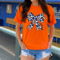 Astros Leopard Coquette Bow