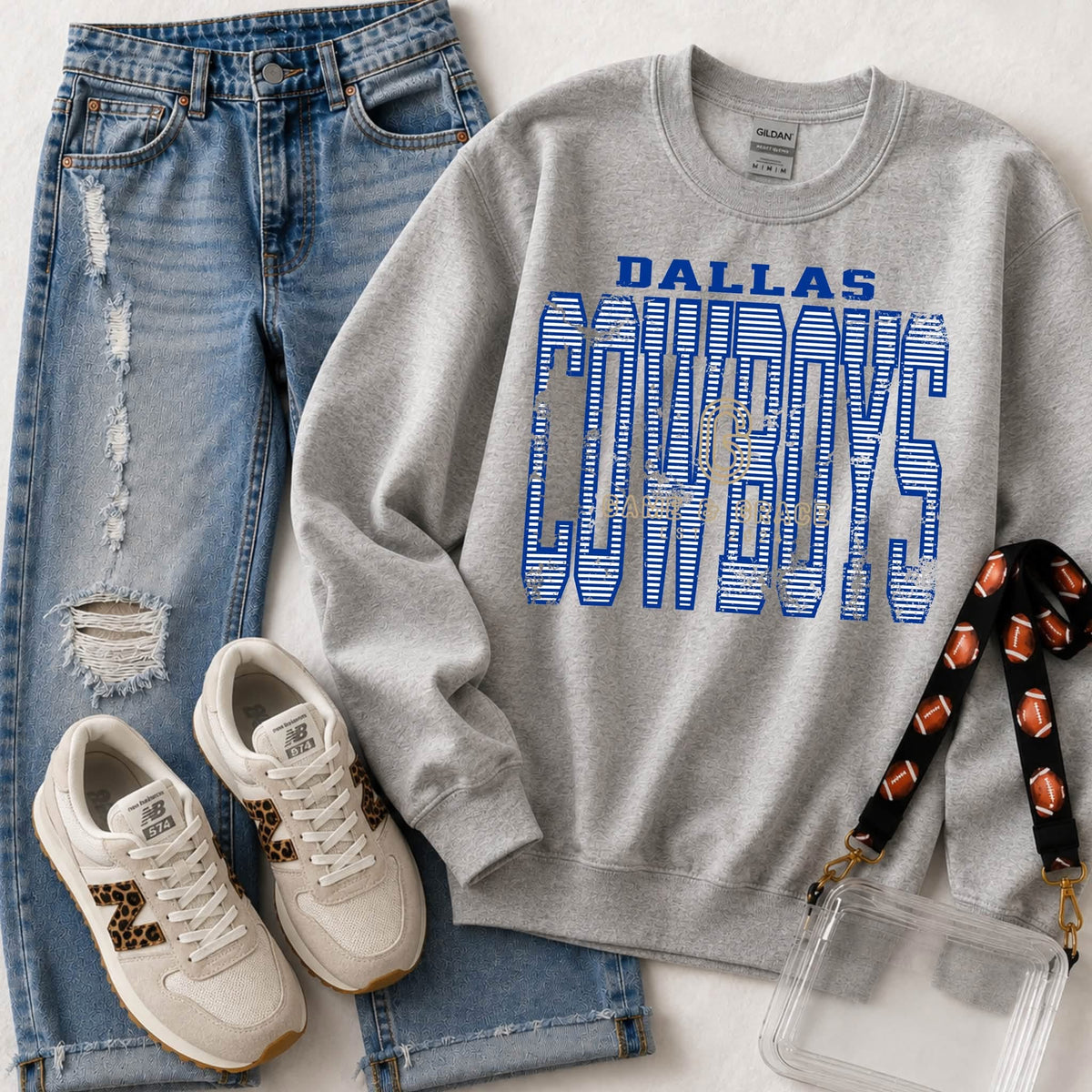Cowboys Striped Vintage