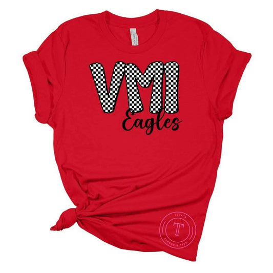 VMI Eagles Black Checkered