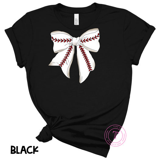 Baseball Coquette Bow