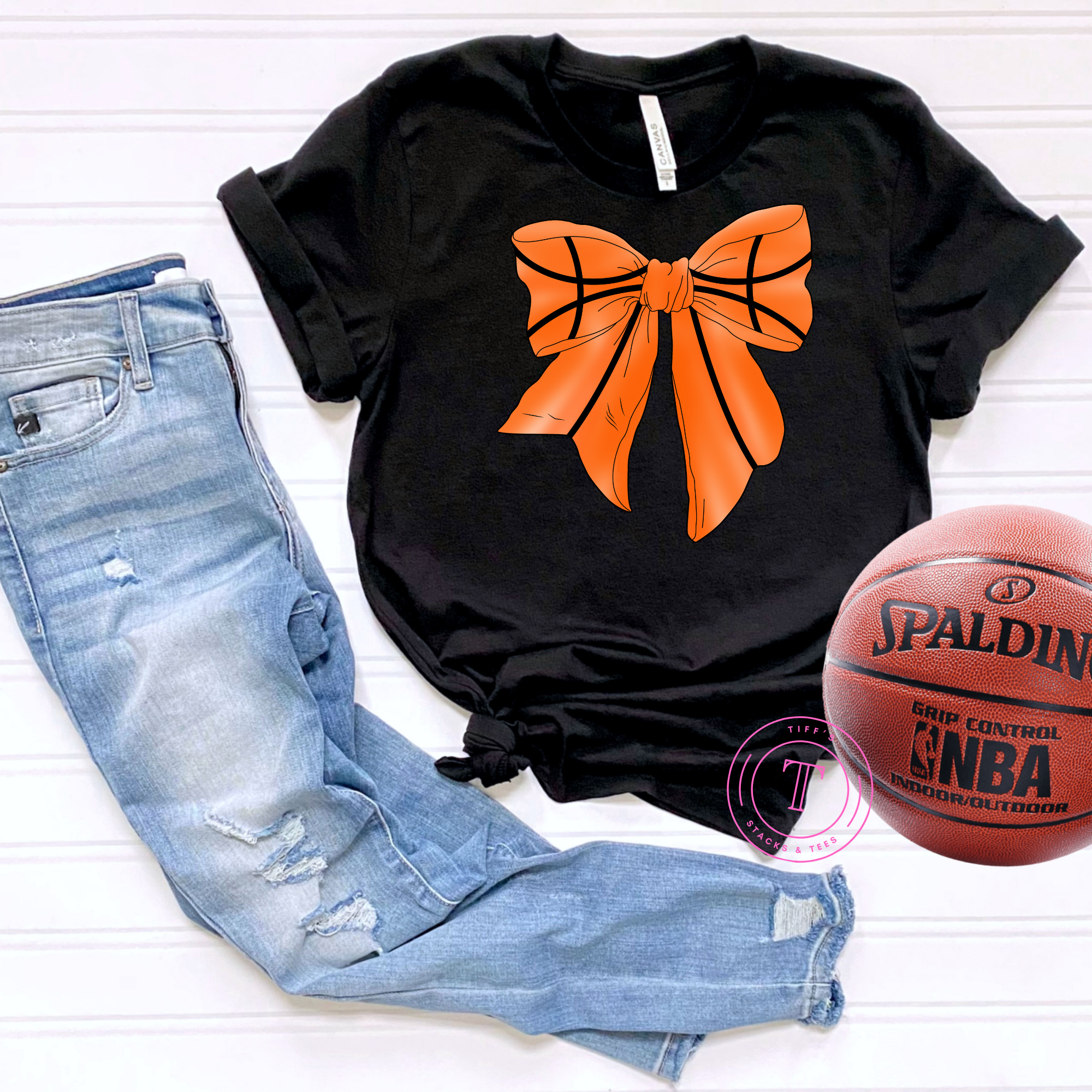 Basketball Coquette Bow