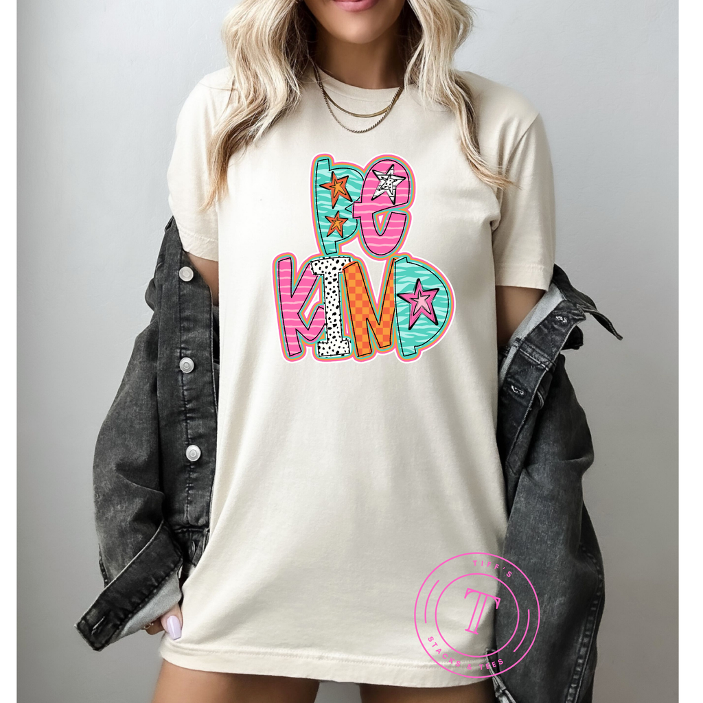 Be Kind Colorful Doodle Youth