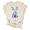 Blue Floral Bunny Youth