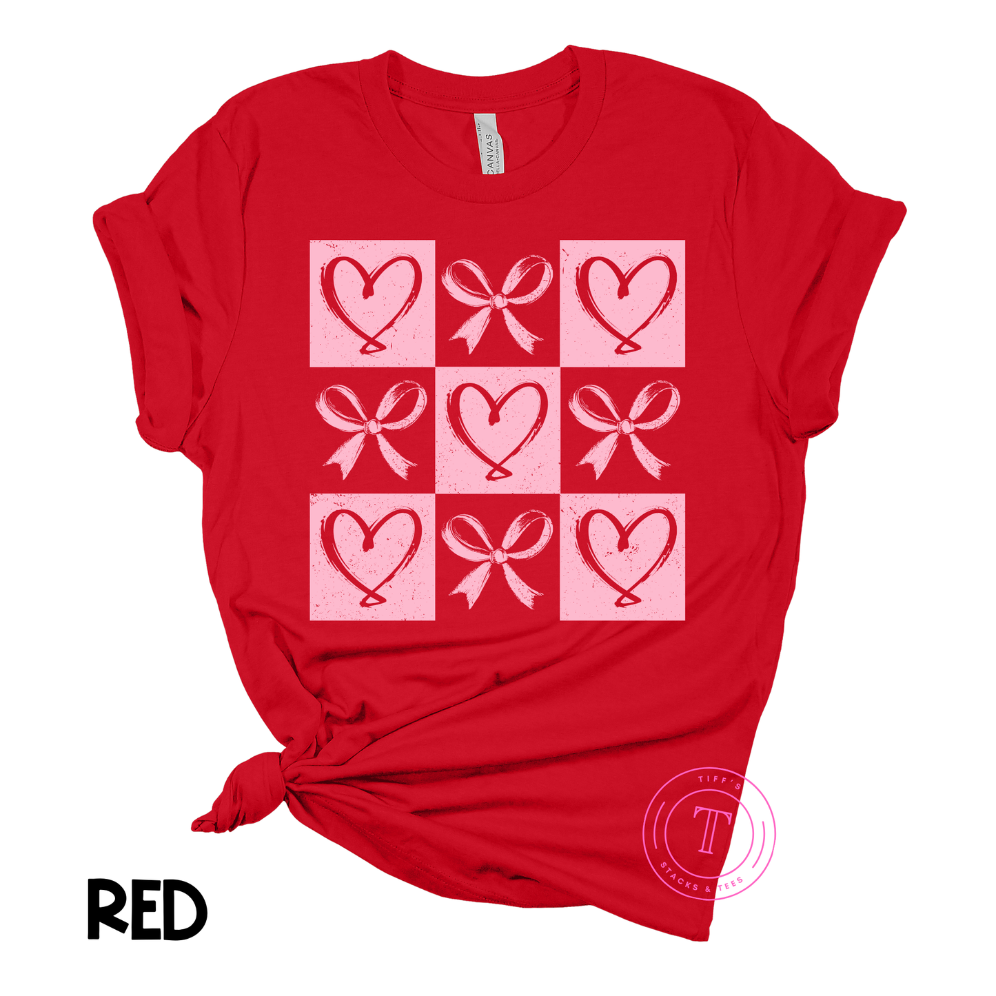 Pink Bows & Hearts Youth