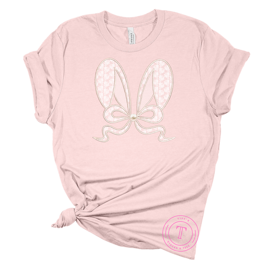 Lace Bunny Ears w/ Coquette Bow Youth