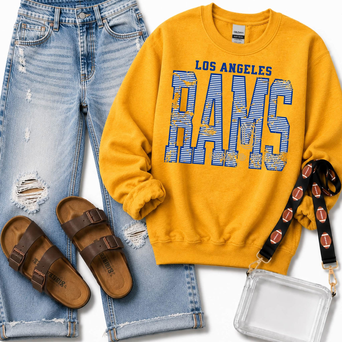Rams Striped Vintage