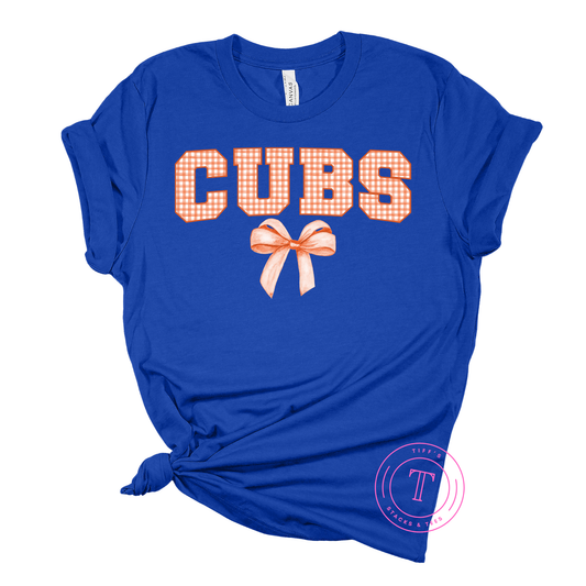 Cubs Gingham Coquette Youth