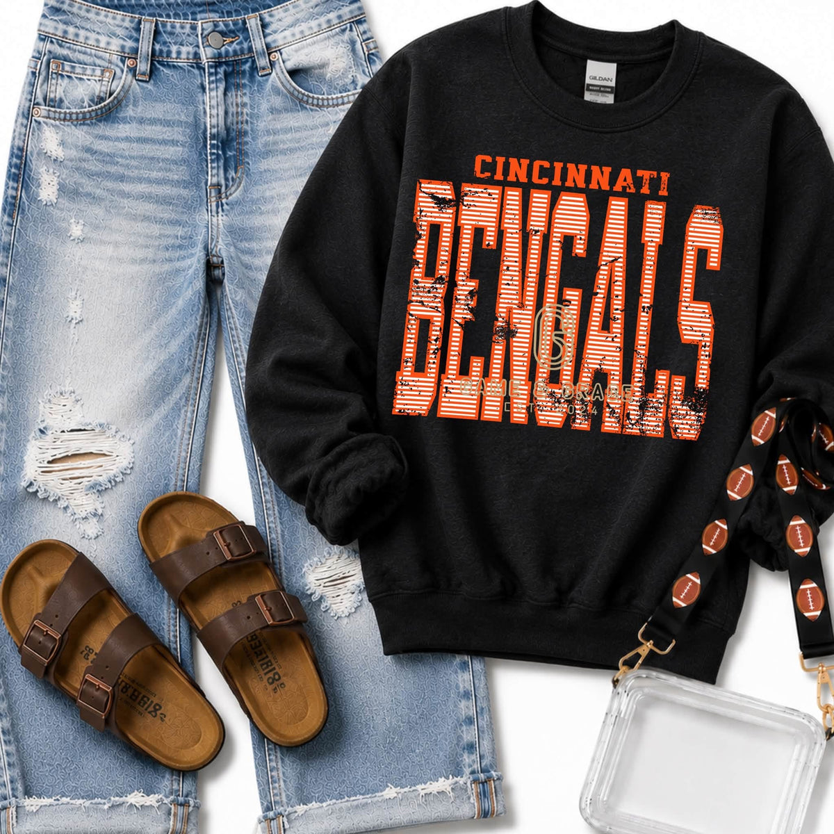Bengals Striped Vintage