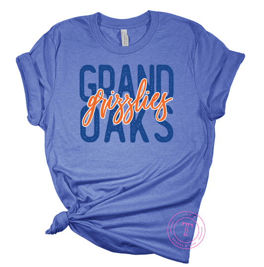 Grand Oaks Grizzlies Grunge