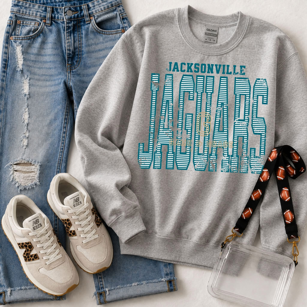 Jaguars Striped Vintage